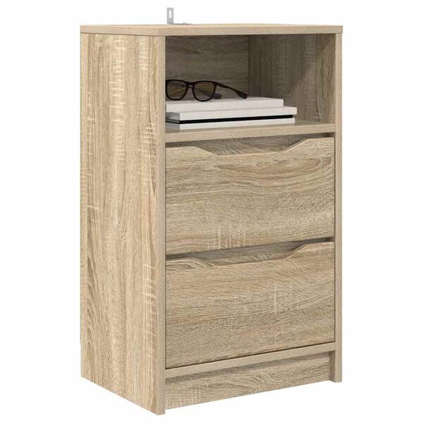 vidaXL Bedside Table Sonoma Oak 40 x 30 x 467 cm Engineered Wood