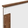 vidaXL Bed Frame with Headboard Old Wood 100 x 200 cm Engineered wood
