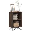 vidaXL Bookcase Brown Oak 50x31x74.5 cm Engineered Wood