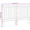 vidaXL Headboard 160x104 cm Solid Wood Pine