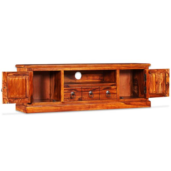 vidaXL TV Stand Solid Acacia Wood 120x30x40 cm