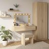 vidaXL Dressing Table Brown 100 x 40 x 70 cm Engineered Wood