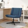 vidaXL Swivel Chair Blue 63 x 75 x 76 cm Fabric