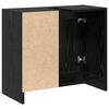 vidaXL Bathroom Cabinet Black Oak 63 x 29 x 55 cm Engineered wood