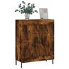 vidaXL Sideboard Smoked Oak 69.5x34x90 cm Engineered Wood