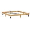 vidaXL Bed Frame without Mattress Solid Mango Wood 200x200 cm