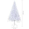 vidaXL Artificial Pre-lit Christmas Tree with Ball Set 150cm 380 Branches