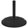 vidaXL Parasol Base Black Concrete Round 15 kg