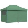 vidaXL Party Tent Folding Green 279 x 410 x 315 cm Oxford Fabric