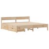 vidaXL Bed Frame without Mattress 200x200 cm Solid Wood Pine
