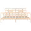 vidaXL Bed Frame without Mattress 200x200 cm Solid Wood Pine