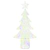 vidaXL Christmas Tree with 240 LEDs Multicolour 180 cm Acrylic