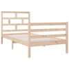 vidaXL Bed Frame without Mattress 90x190 cm Single Single Solid Wood
