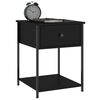vidaXL Bedside Tables 2 pcs Black 44x45x58 cm Engineered Wood