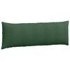 vidaXL Sofa Pillows 2 pcs Dark Green 120 x 40 cm Corduroy Fabric
