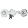 vidaXL Shower Mixer Tap Chrome G 1 / 2 inches Brass