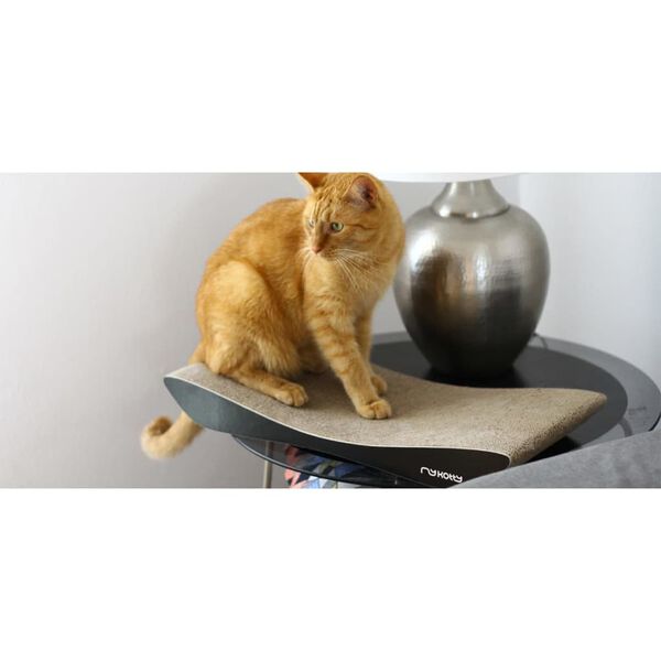 MyKotty Cat Scratcher TOBI 59x25x6.9 cm Black 3089