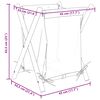 vidaXL Laundry Basket Cream White 45x55x63.5 cm Bamboo