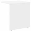 vidaXL End Table White 37 x 32 x 40 cm Engineered Wood