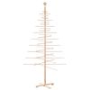 vidaXL Wooden Christmas Tree for Decoration 210 cm Solid Wood Pine