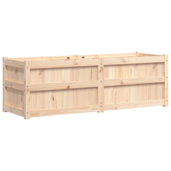 vidaXL Garden Planter 150x50x50 cm Solid Wood Pine