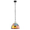 vidaXL Industrial Vintage Hanging Lamp 25 W Multicolour Round 31cm E27