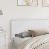 vidaXL Headboard White 200 cm Engineered wood
