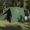 vidaXL Dome Tent with Removable Rainfly Green 455 x 252 x 178 cm