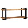 vidaXL Wall Shelf 110x33x45 cm Solid Wood Acacia