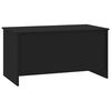 vidaXL Coffee Table Black 102x55.5x52.5 cm Engineered Wood