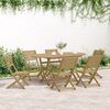 vidaXL 7 Piece Garden Dining Set Solid Wood Acacia