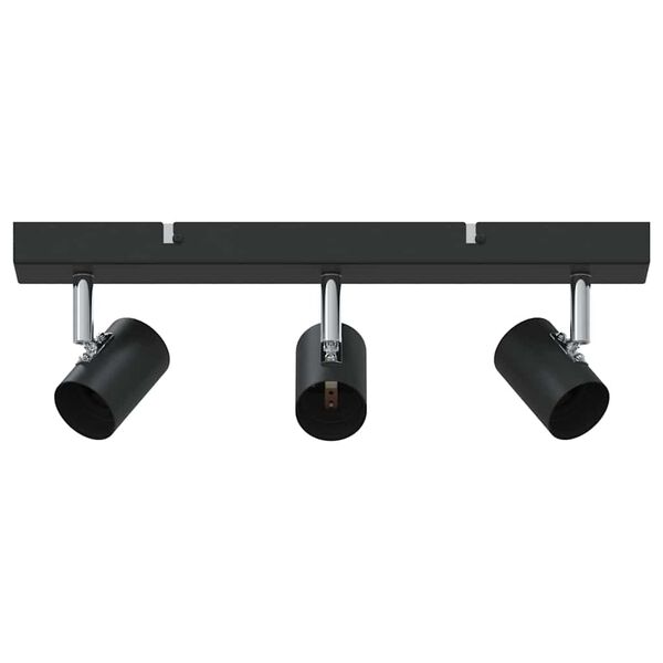 vidaXL Ceiling Spotlight Black 38 x 6.5 x 11.5 cm Steel