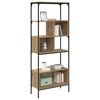 vidaXL Bookcase Artisan Oak 76 x 33 x 188.5 cm Engineered Wood