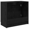 vidaXL Bathroom Cabinet Black Oak 64.5 x 33.5 x 59 cm Engineered Wood