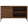 vidaXL Record Cabinet Brown Oak 84.5x38x48 cm Engineered Wood