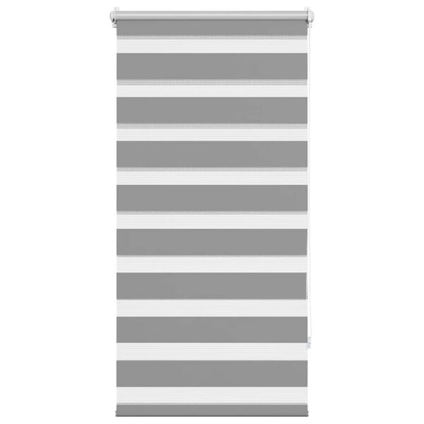 vidaXL Zebra blind 60.9x120 cm Fabric Width 56.7 cm grey