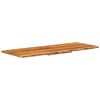 vidaXL Bathroom Vanity Top Solid Acacia Wood 140x52x2.5 cm