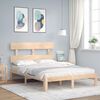 vidaXL Bed Frame without Mattress 120x200 cm Solid Wood Pine