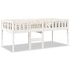 vidaXL Children's Bed without Mattress White 90x190 cm Solid Wood Pine