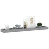 vidaXL Loggia Wall Shelves 2 pcs Grey 80x15x4 cm MDF