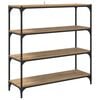 vidaXL Book Cabinet 3-Tier 100 x 33 x 100 cm Engineered wood