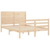 vidaXL Bed Frame without Mattress Small Double Solid Wood