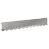 vidaXL Lawn Edging 20 pcs 102 x 15 x 4 cm Steel Silver