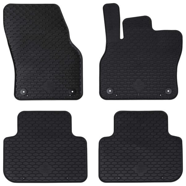 vidaXL Car Mat 4 pcs Black suitable for Audi Q3 TPE