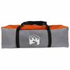 vidaXL Tunnel Tent 6-Person Grey and Orange 700 x 590 x 215 cm
