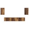 vidaXL TV Cabinet Set Wall-mounted 5 pcs Old Wood Engineered Wood