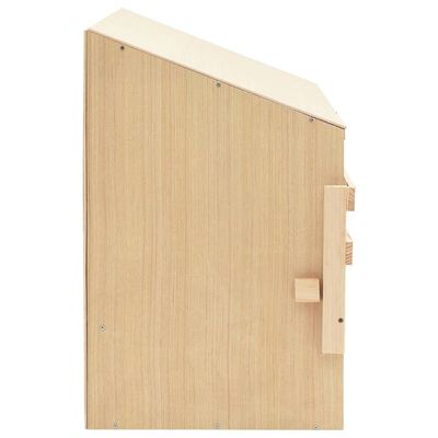 vidaXL Chicken Laying Nest 4 Compartments 106x40x59 cm Solid Pine Wood