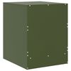 vidaXL Bedside Cabinets 2 pcs Green 34.5x39x44 cm Steel
