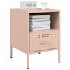vidaXL Bedside Cabinets 2 pcs Pink 36x39x50.5 cm Steel