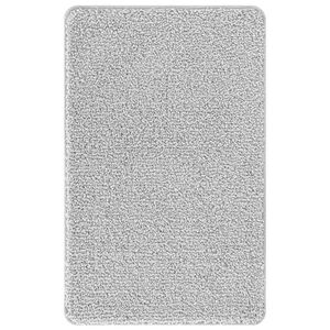 vidaXL Anti-slip Bath Mat Grey 50 x 80 cm PP